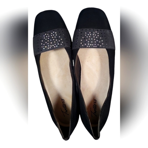 Trotters Samatha Sparkle Elastic Band Cushioned Footbed Arch Support Shoes 9 1/2 - Picture 5 of 7